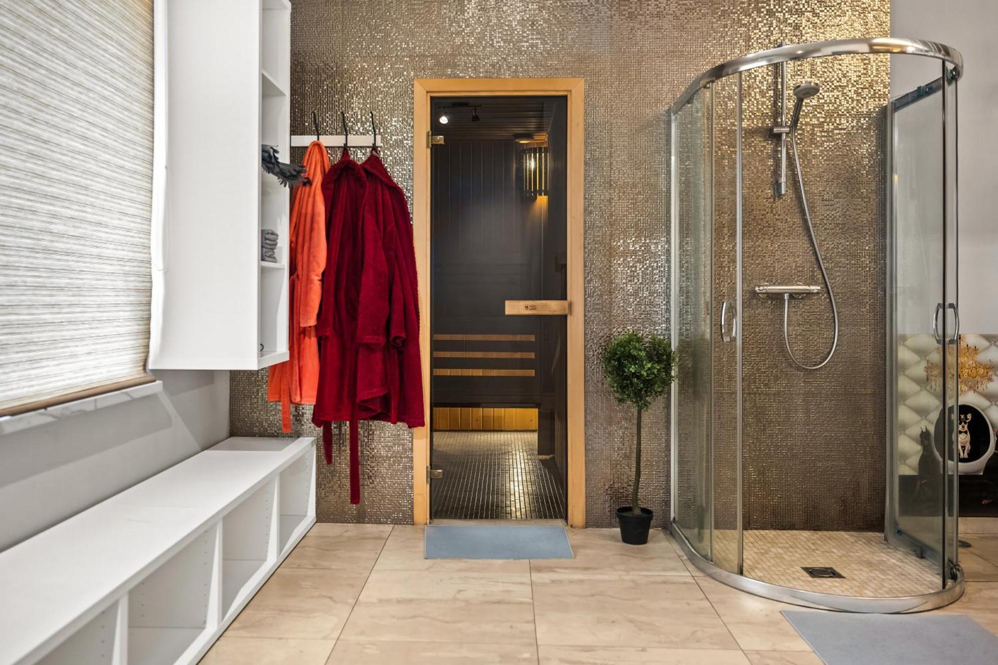 Secret Lounge - Cozy Studio With Sauna And Jacuzzi فيلنيوس المظهر الخارجي الصورة