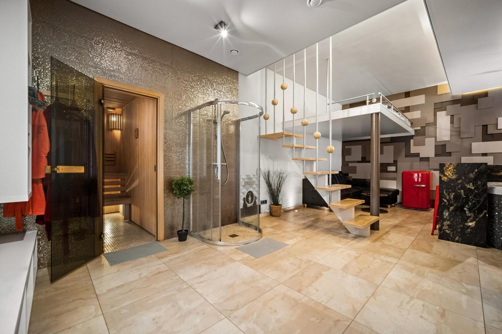 Secret Lounge - Cozy Studio With Sauna And Jacuzzi فيلنيوس المظهر الخارجي الصورة